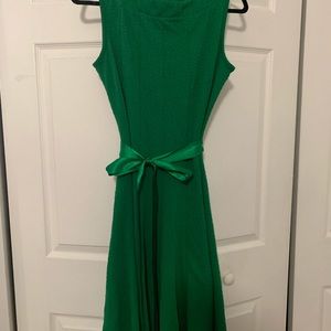 Green Sleeveless dress